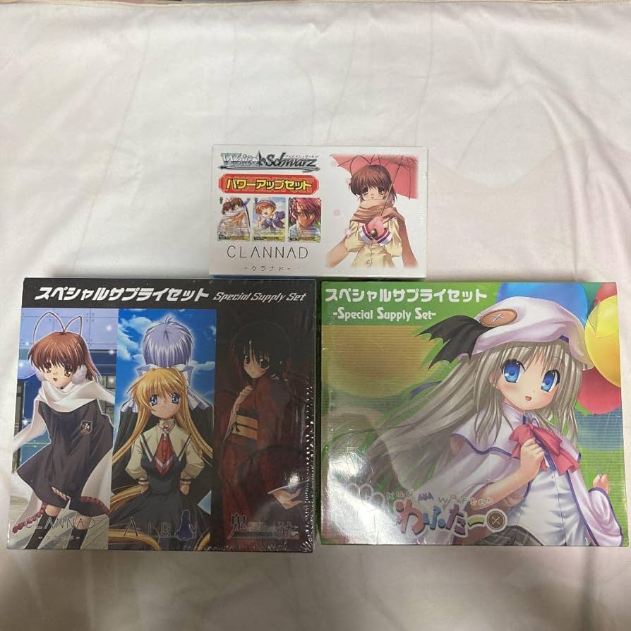 CLANNAD AIR クドわふたー サプライセット 3種 key CLANNAD AIR クドわ