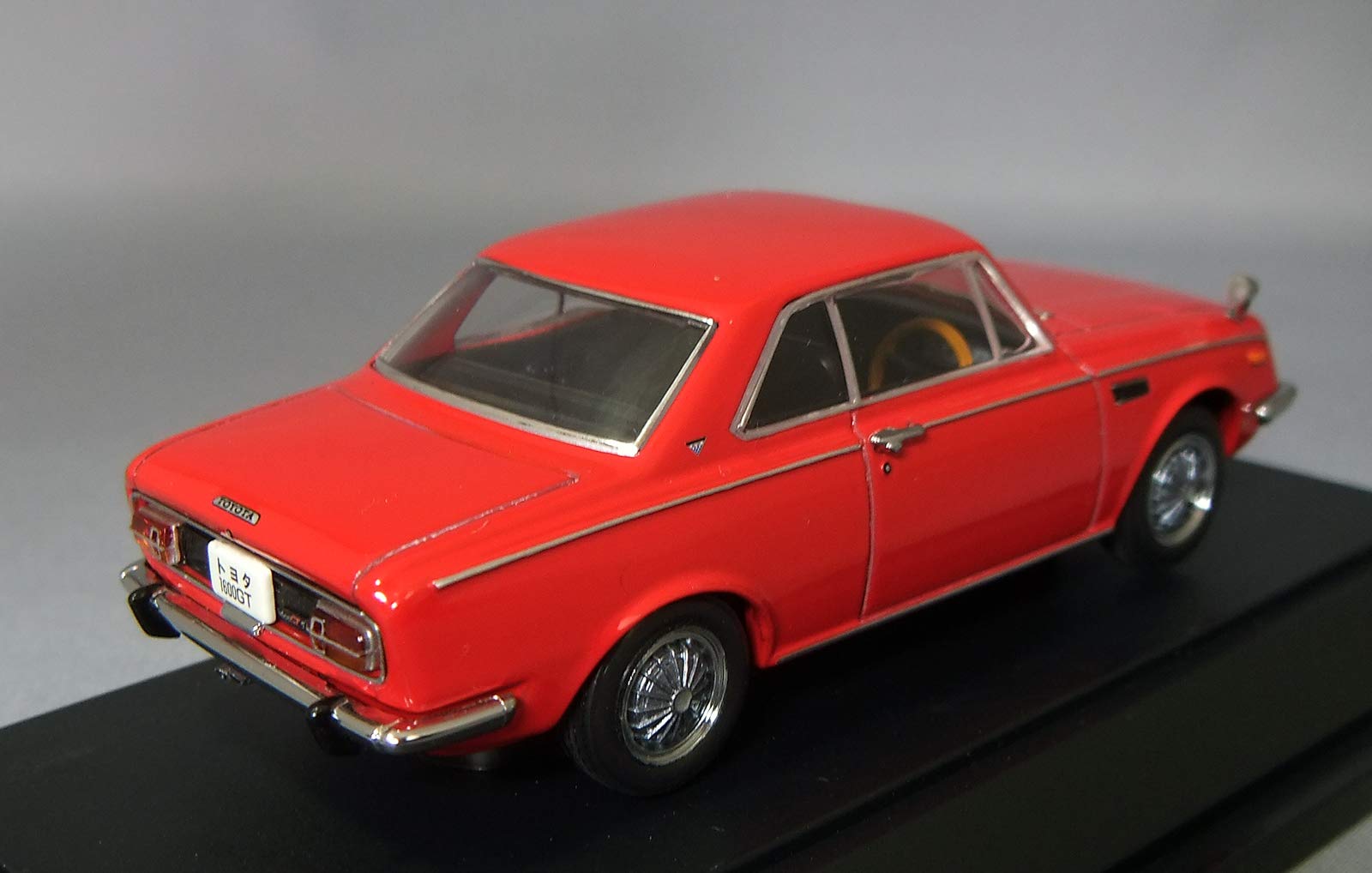 Amazon | エブロ 1/43 トヨタ1600GT 5 1967 レッド 完成品 | ミニカー
