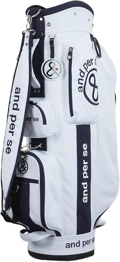 Amazon.co.jp: [アンパスィ] キャディバッグ キャディバッグ ホワイト