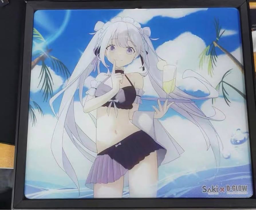 Amazon.co.jp: D-GLOW 速 SAKI限定版 500 400 ガラスマウスパッド