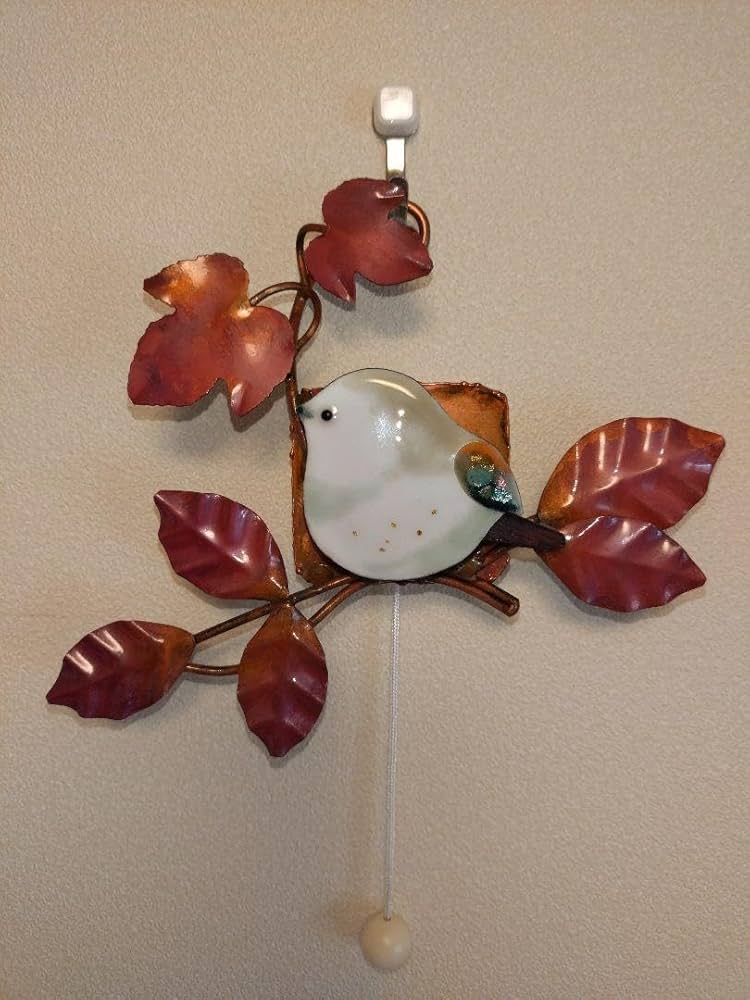 Amazon | シマエナガ 壁掛けオルゴール アトリエルートスリー