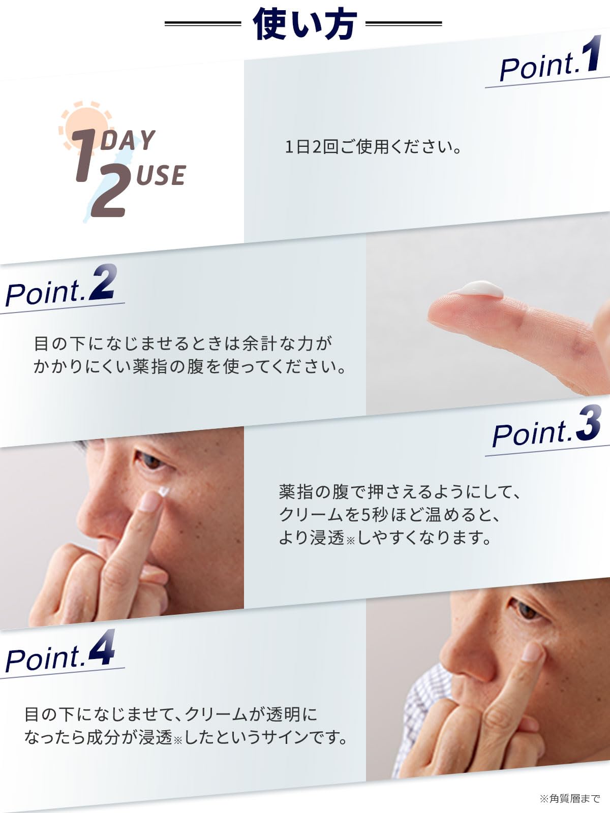 Amazon.co.jp: アイクリーム 目の下 目元 クマ メンズ 10g 【60回分