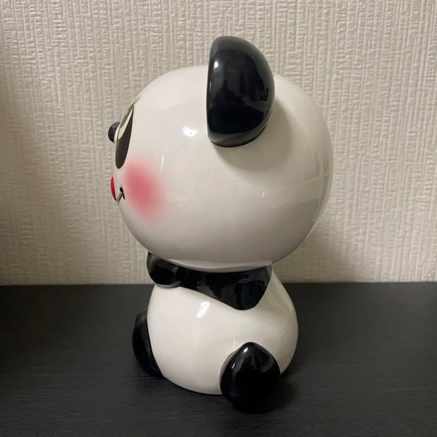Amazon.co.jp: 内藤ルネ パンダ貯金箱 ルネパンダ 陶器 : ホビー
