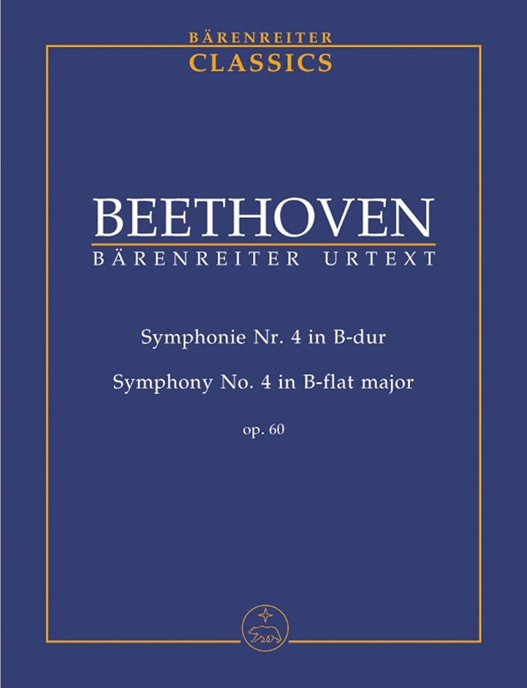 ベートーヴェン: 交響曲 第4番 変ロ長調 Op.60/ベーレンライター社