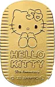 Amazon.co.jp: [ハローキティ] Hello Kitty 50周年限定 純金小判 24金