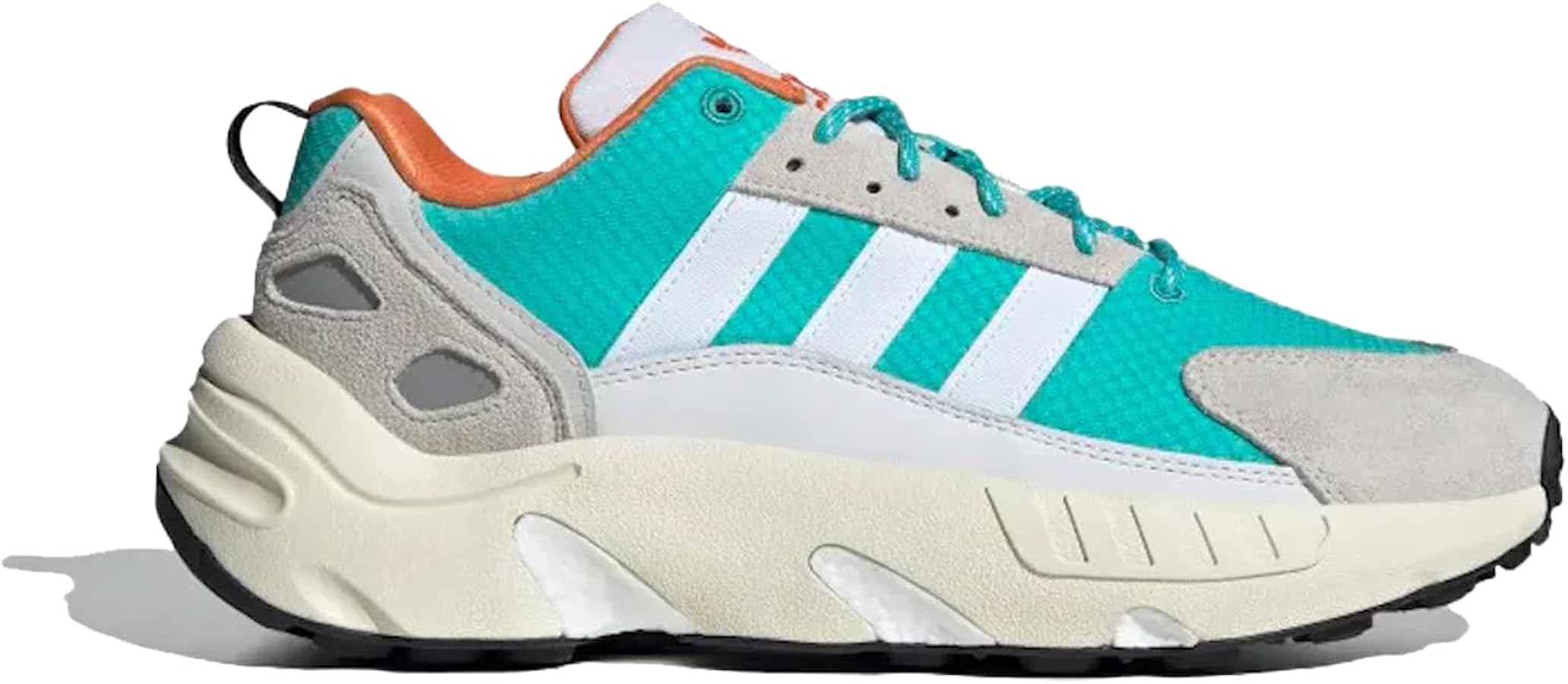 Amazon | adidas メンズ Zx 22 ブーストスニーカー, グリーン, 5