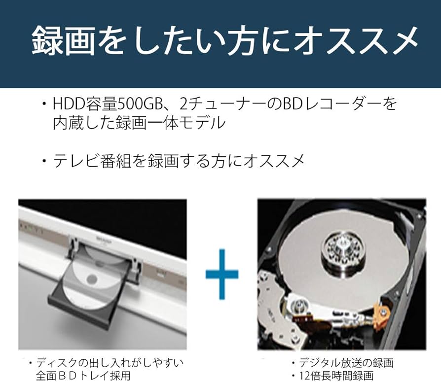 Amazon | シャープ 24V型 ハイビジョン 液晶テレビ ホワイト系 AQUOS