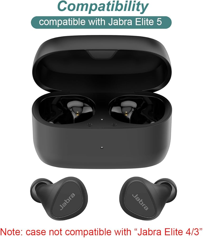 Amazon.com: Charging Case for Jabra Elite 5 - Replacement Charger