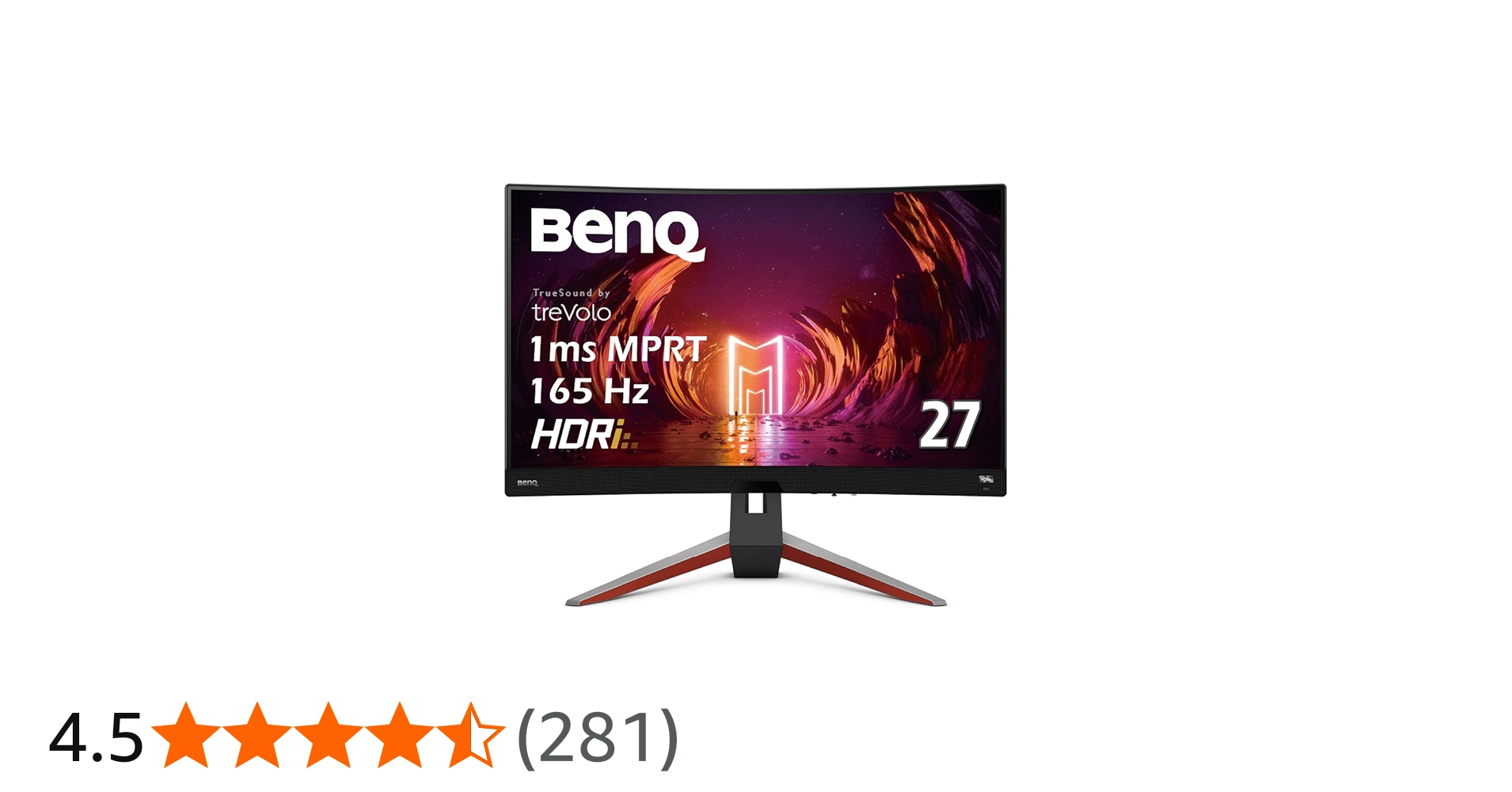 Amazon.co.jp: BenQ MOBIUZ EX2710R 湾曲ゲーミングモニター (27インチ
