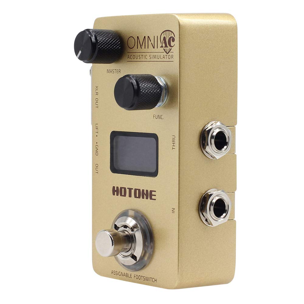 Amazon.com: Hotone Omni AC Simulation Guitar Bass Effects Pedal
