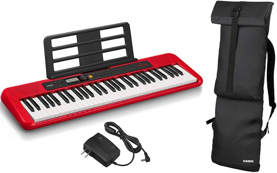 Amazon | CASIO CT-S200 RD ケースセット 61鍵盤 Casiotone キーボード