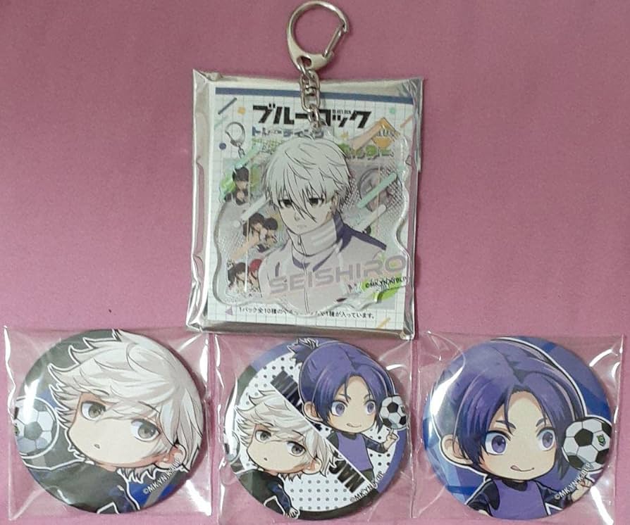 Amazon.co.jp: セリア ブルーロック 缶バッチ トレーディング アクリル