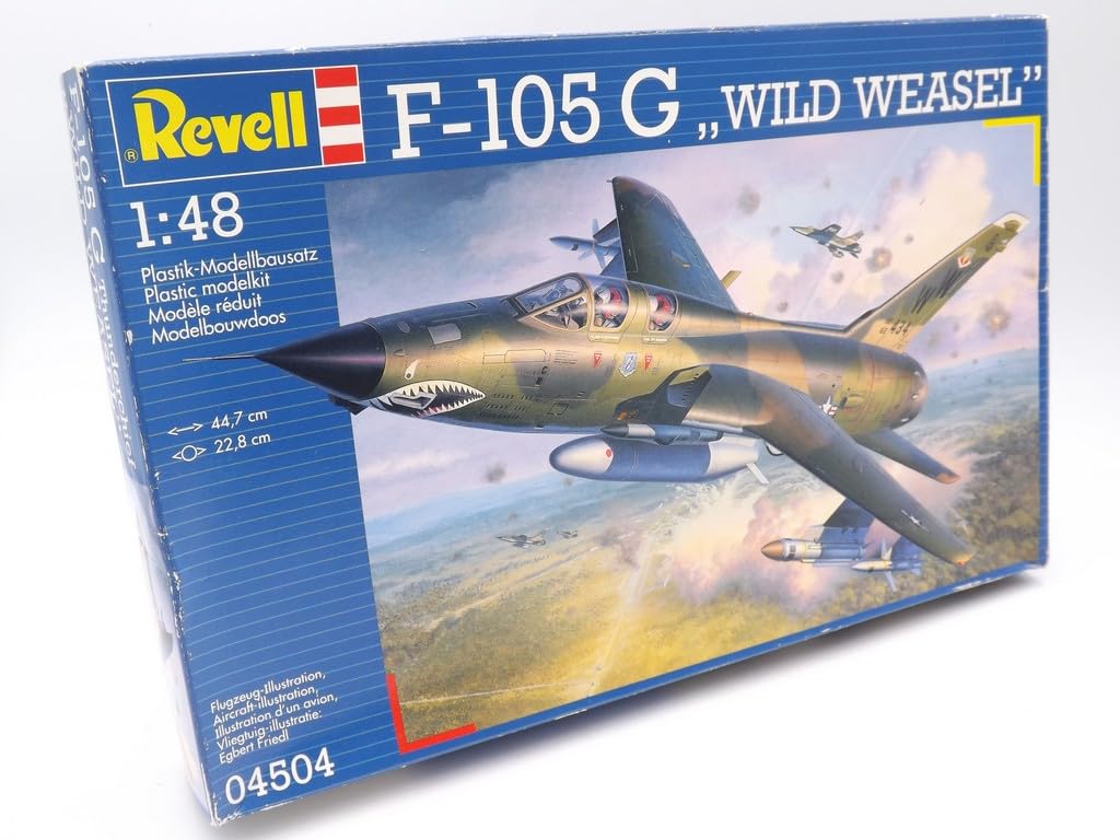 Amazon | ドイツレベル 1/48 F-105G サンダーチーフ ワイルド