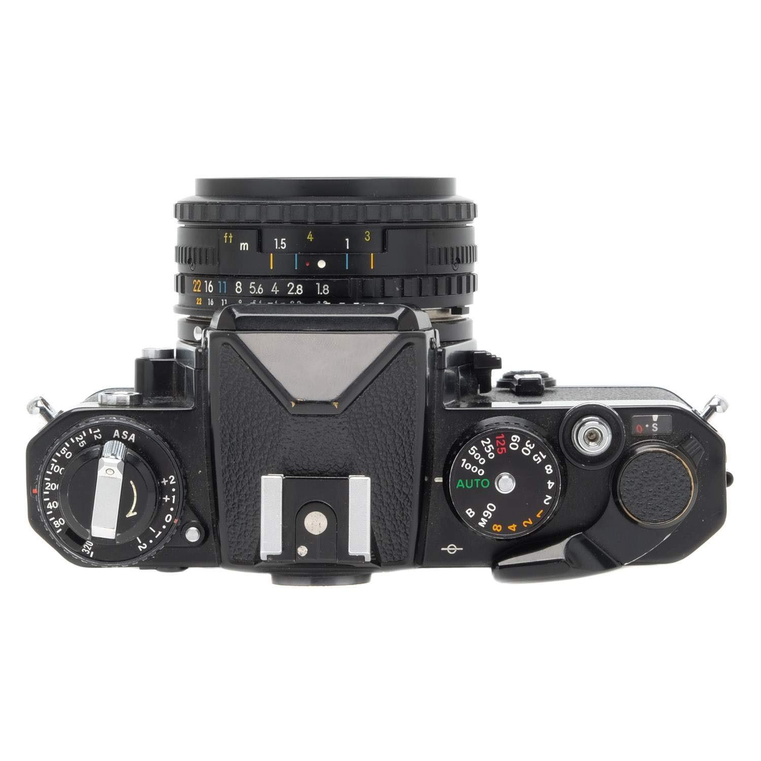 Amazon.com : Black Nikon FE SLR film camera : Point And Shoot