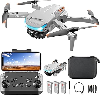 Amazon.co.jp: K101Max ドローン カメラ付き 100g未満 申請不要 4K HD