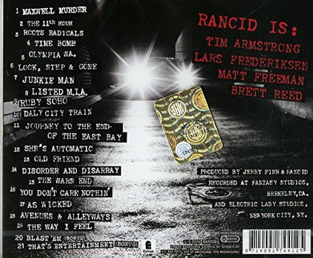 RANCID - And Out Come The Wolves: 20Th Anniversary - Amazon.com Music
