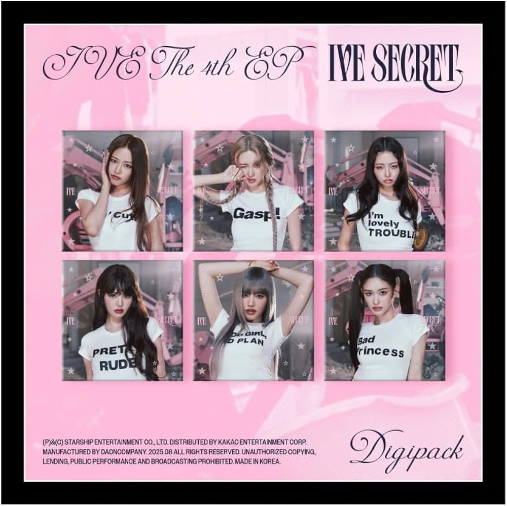 Amazon.co.jp: アイブ Ive Secret [Digipack Ver.] 4th EP アルバム