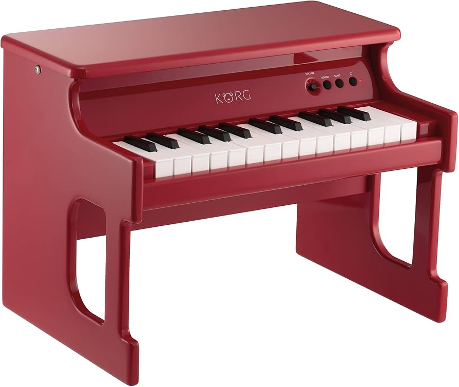 Amazon | KORG tinyPIANO タイニーピアノ ミニ鍵盤25鍵 レッド 自動
