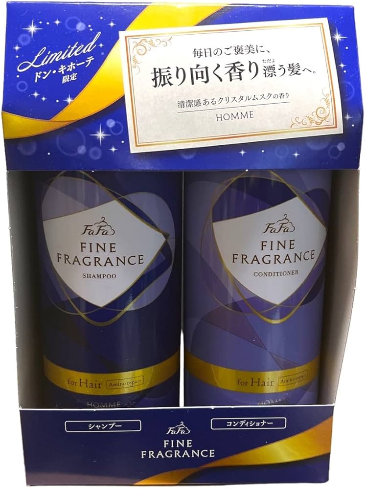 Amazon | ファーファ ファインフレグランス オム シャンプー 400ml +