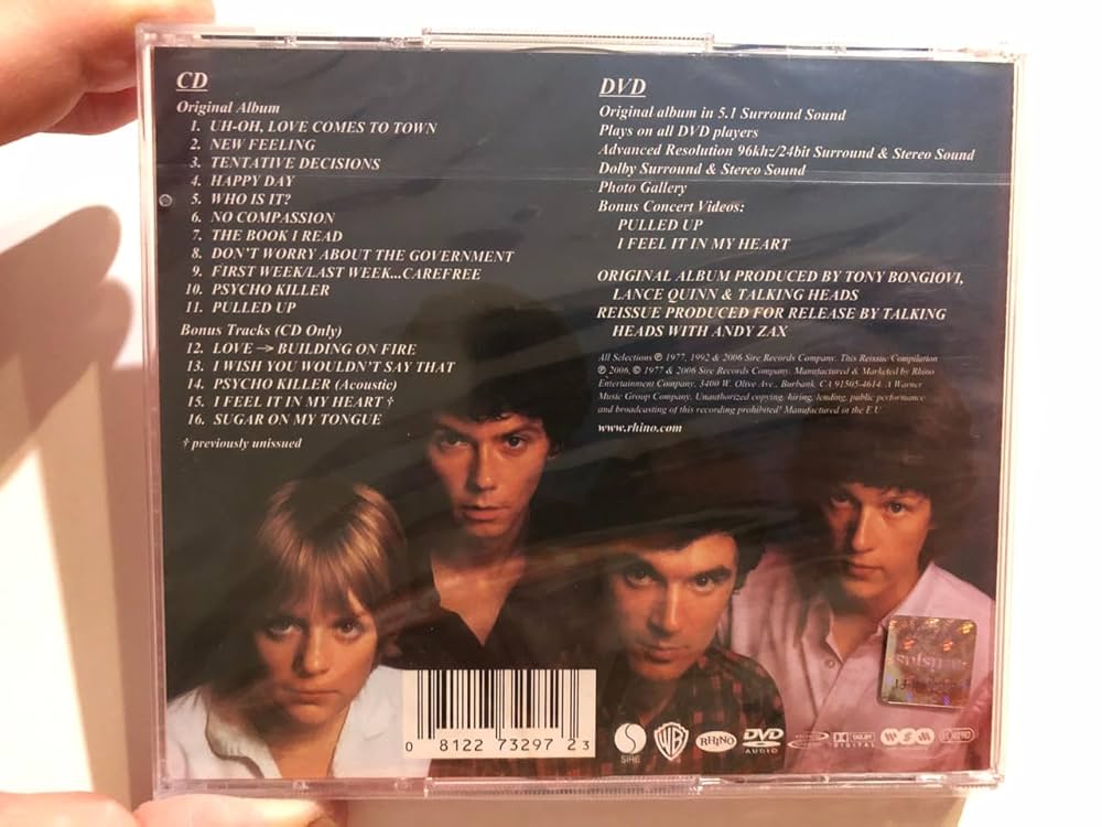 Amazon.co.jp: Talking Heads: 77 Remastered & Expanded (CD + Dvd