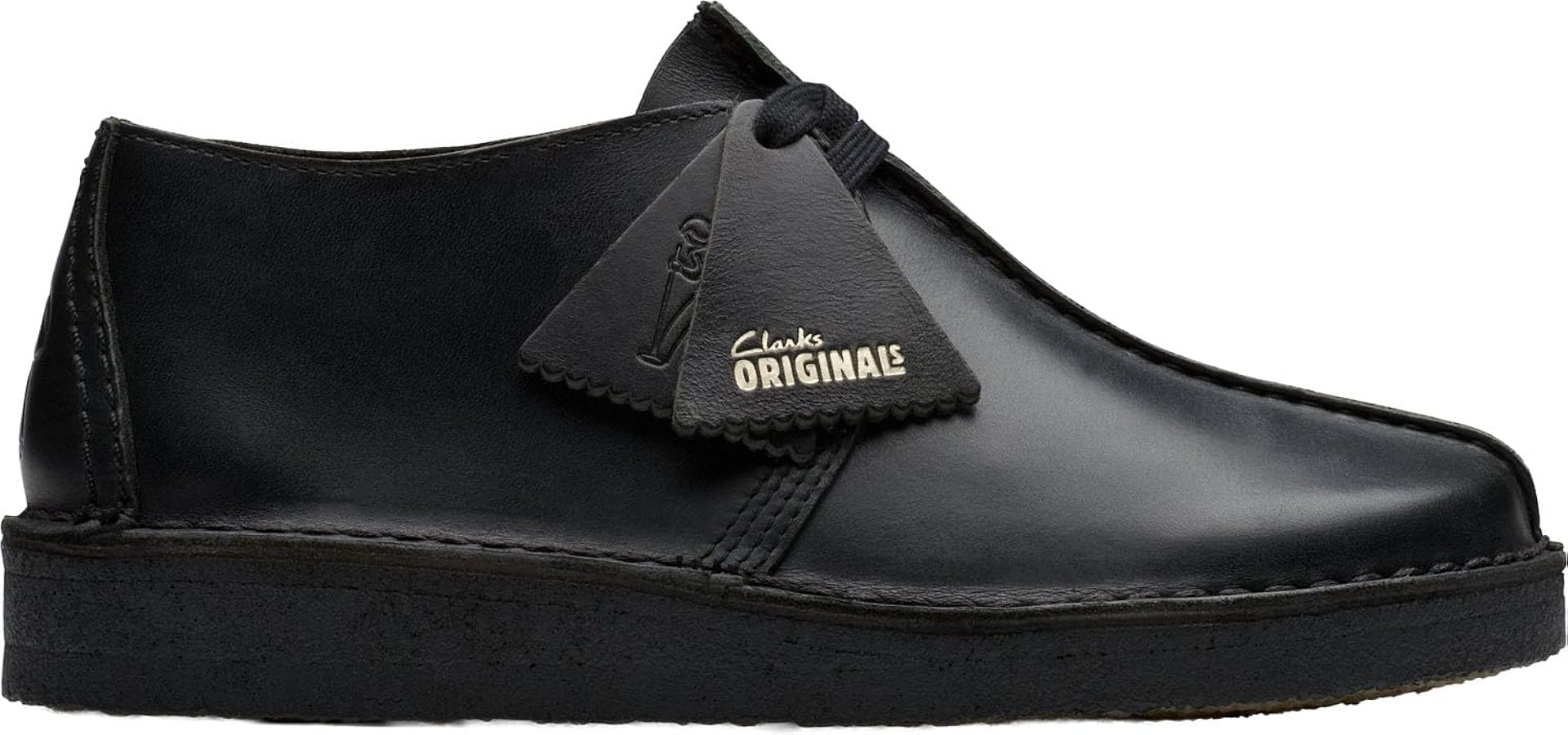 Amazon.com | Clarks - Womens Desert Trek Shoes, Color Black Smooth