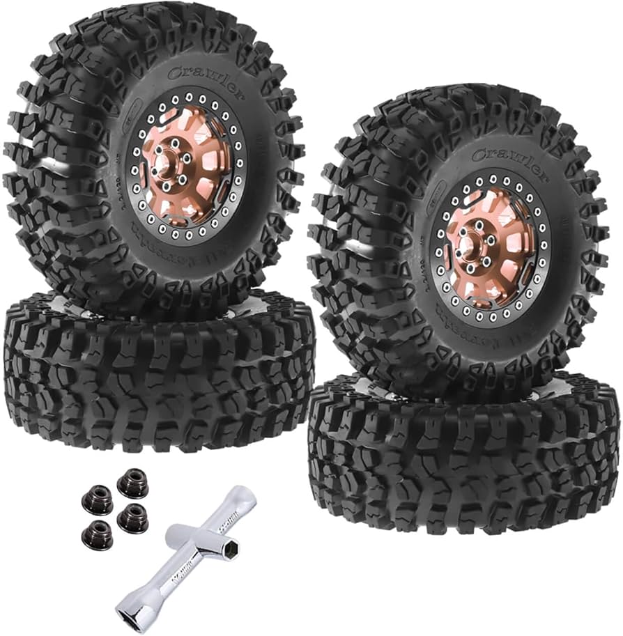 Amazon.com: RCMYou Rc 2.2 Inch Wheel Rims & Tires Wheels for 1/10