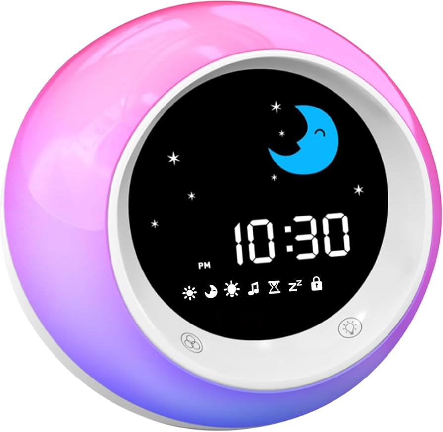 Amazon.com: I·CODE Time to Wake Alarm Clock for Kids, Children's