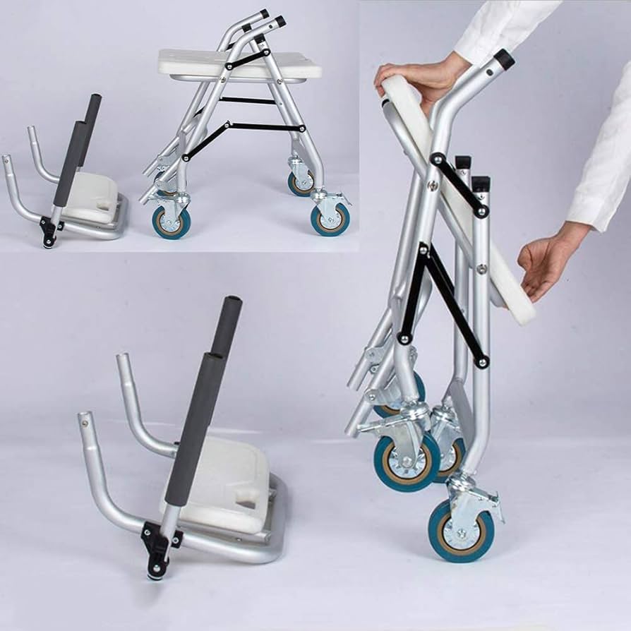 Amazon.co.jp: Mldeng 折りたたみ 入浴用車いす 介護 シャワーチェア