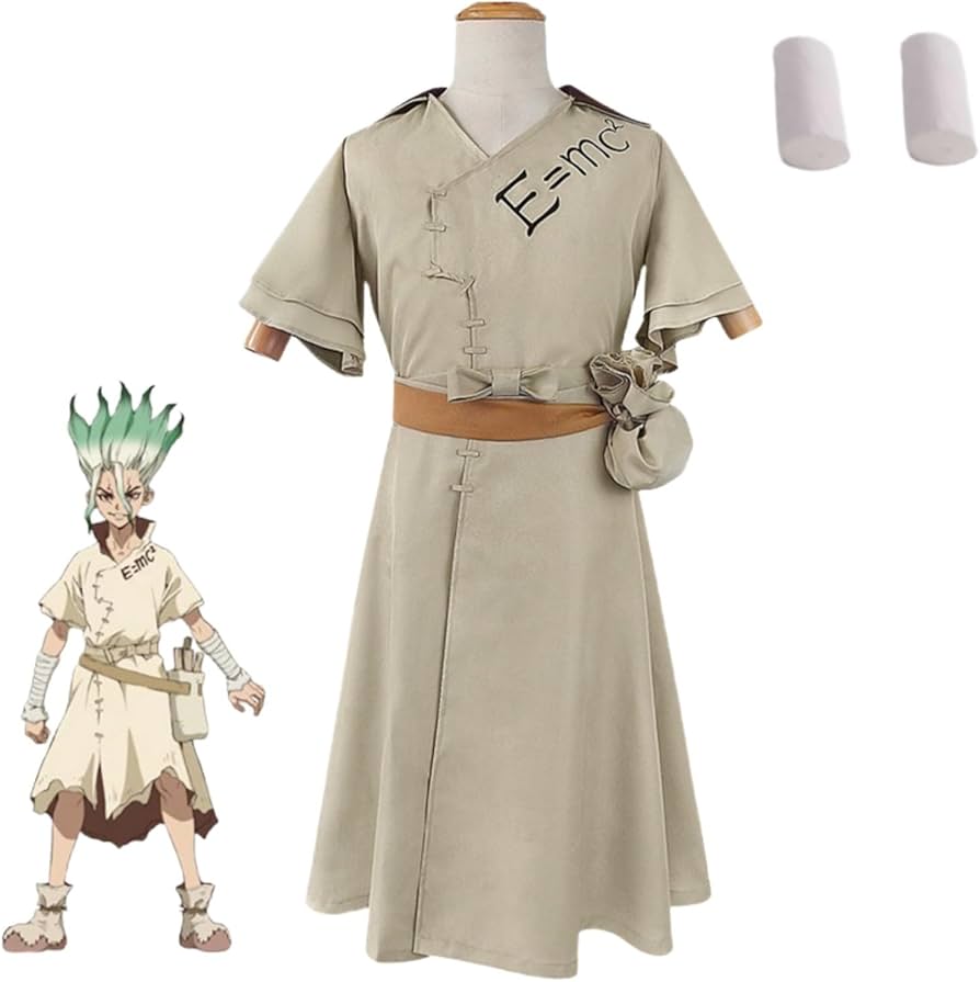 Amazon.co.jp: 石神千空 コスプレ衣装セット ウィッグ 靴追加可 Dr