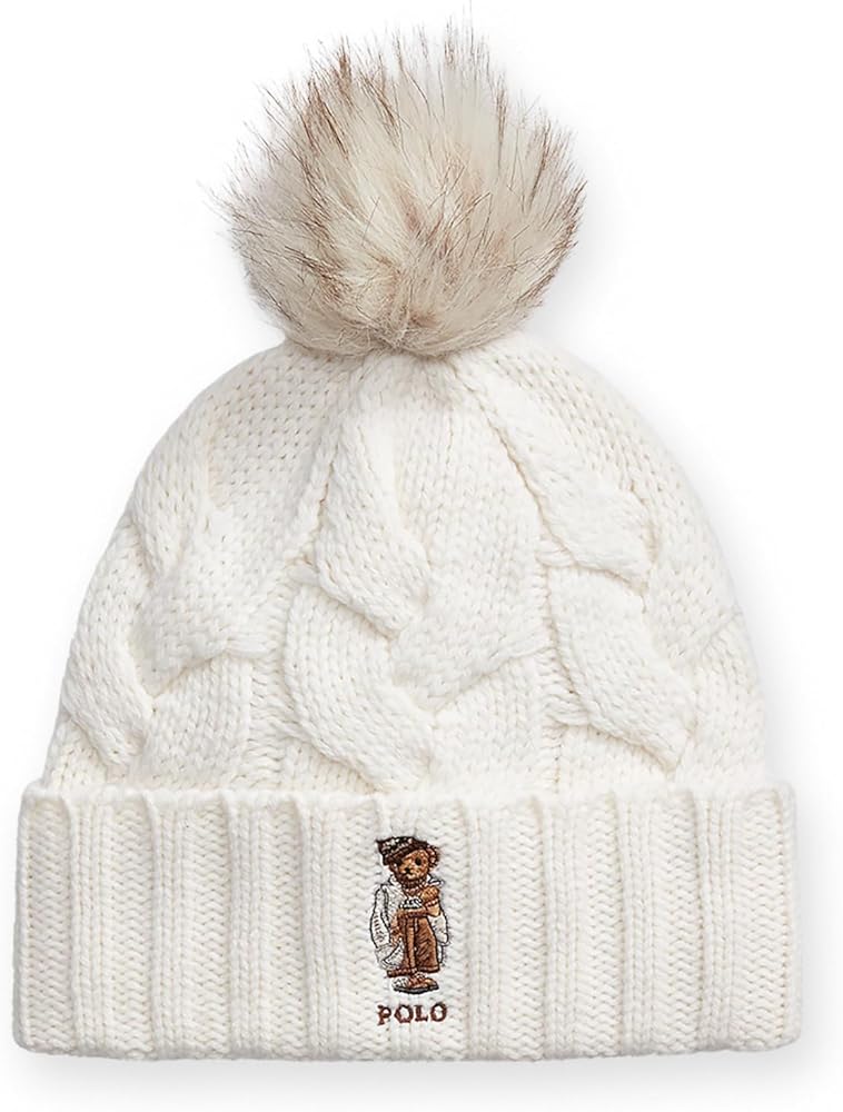 Amazon | ポロ ラルフローレン レディース ポロベア ニットキャップ