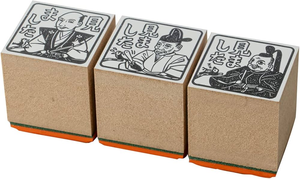 Amazon | KAIUN-DO 先生スタンプ『戦国武将「見ました」シリーズ①