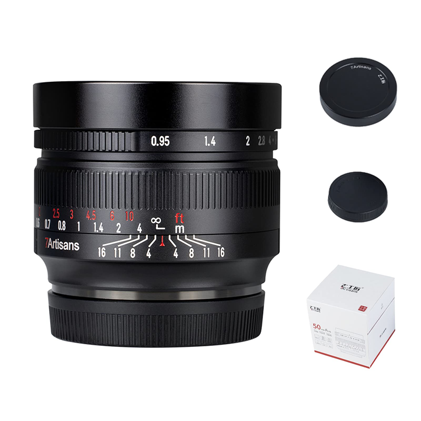 Amazon.com : 7artisans 50mm F0.95 APS-C Manual Fixed Camera Lens