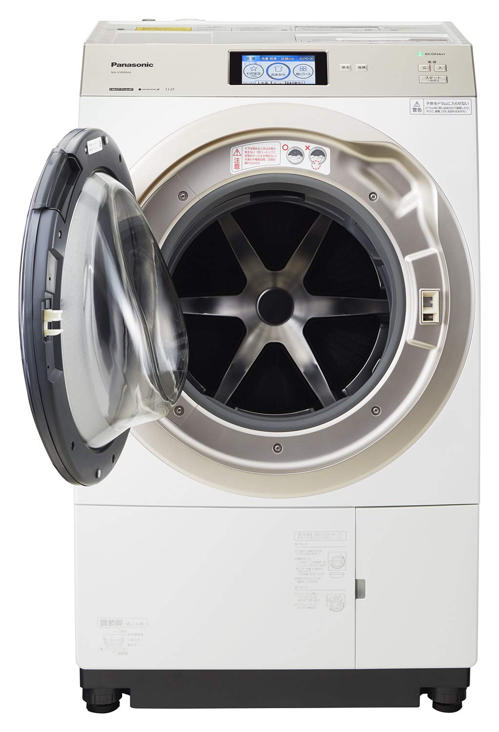 Amazon.co.jp: Panasonic NA-VX900AL-W Nano-EX Drum Washer/Dryer
