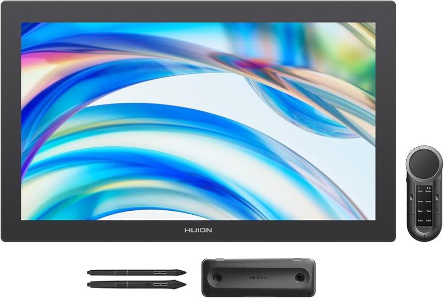 Amazon | HUION 液タブ 液晶タブレット Kamvas Pro 24 (Gen 3) 23.8