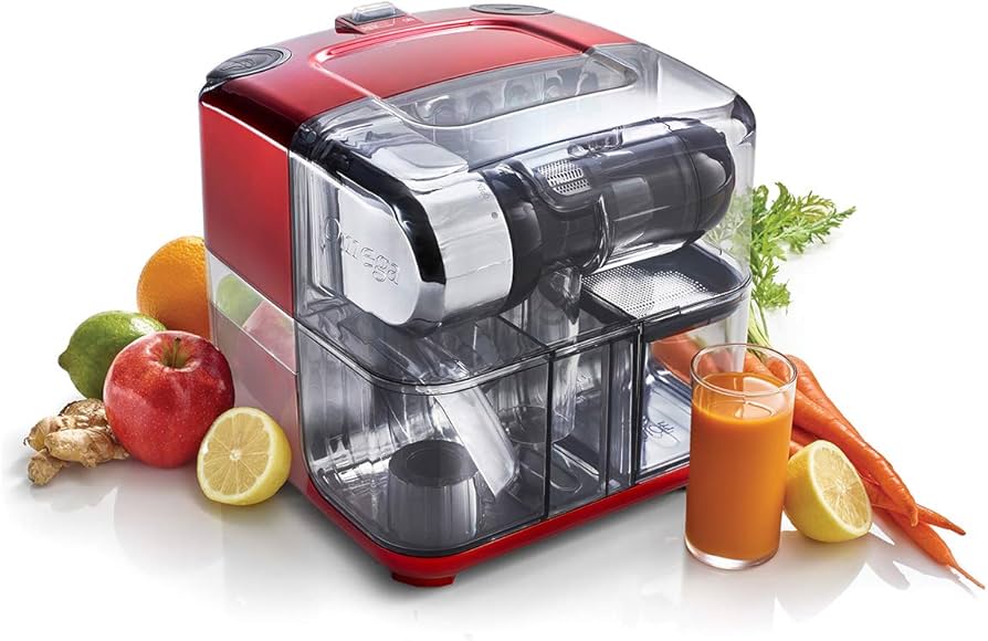 Amazon | スロージューサー コールドプレス パスタマシン 調理 15年