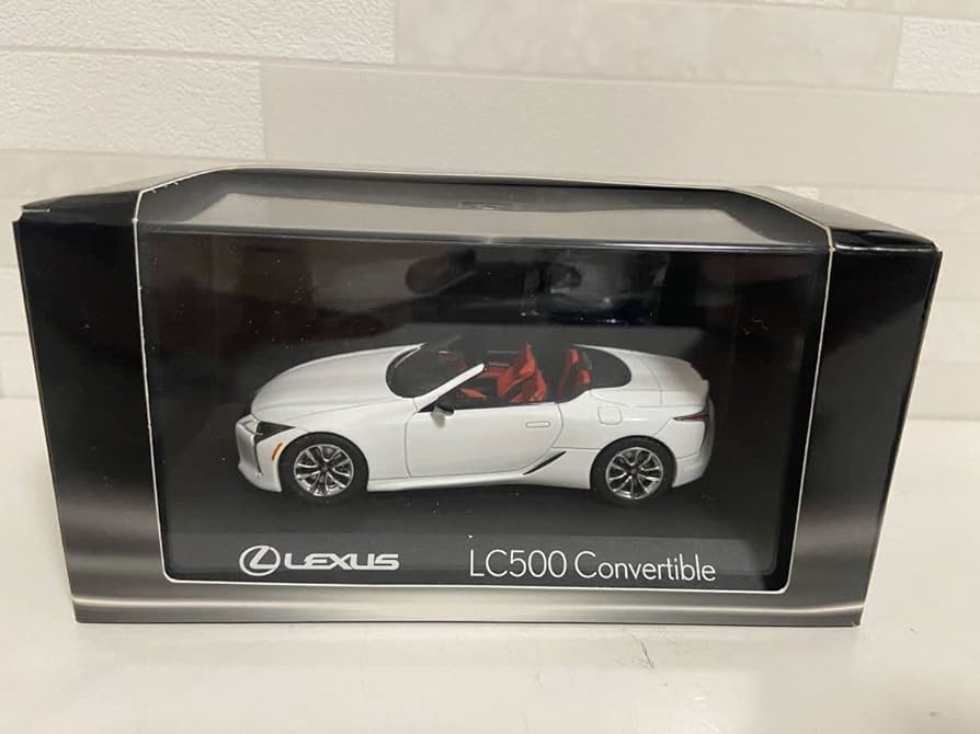 Amazon | 京商 1/43 レクサス LC500 コンバーチブル ホワイト LEXUS
