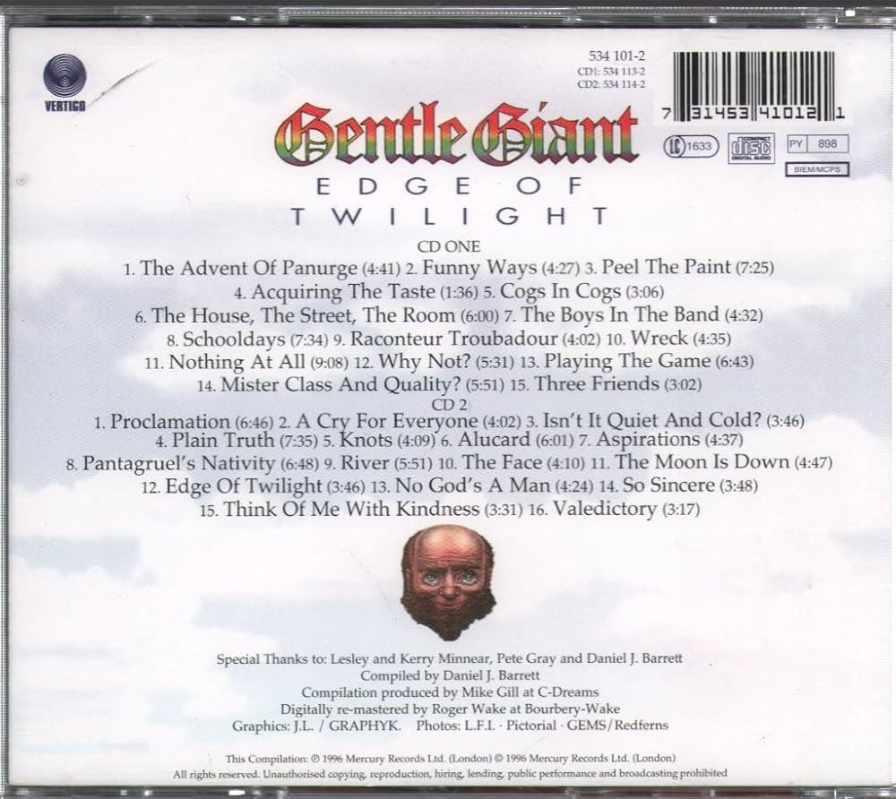 Gentle Giant - Edge of Twilight/Best of - Amazon.com Music