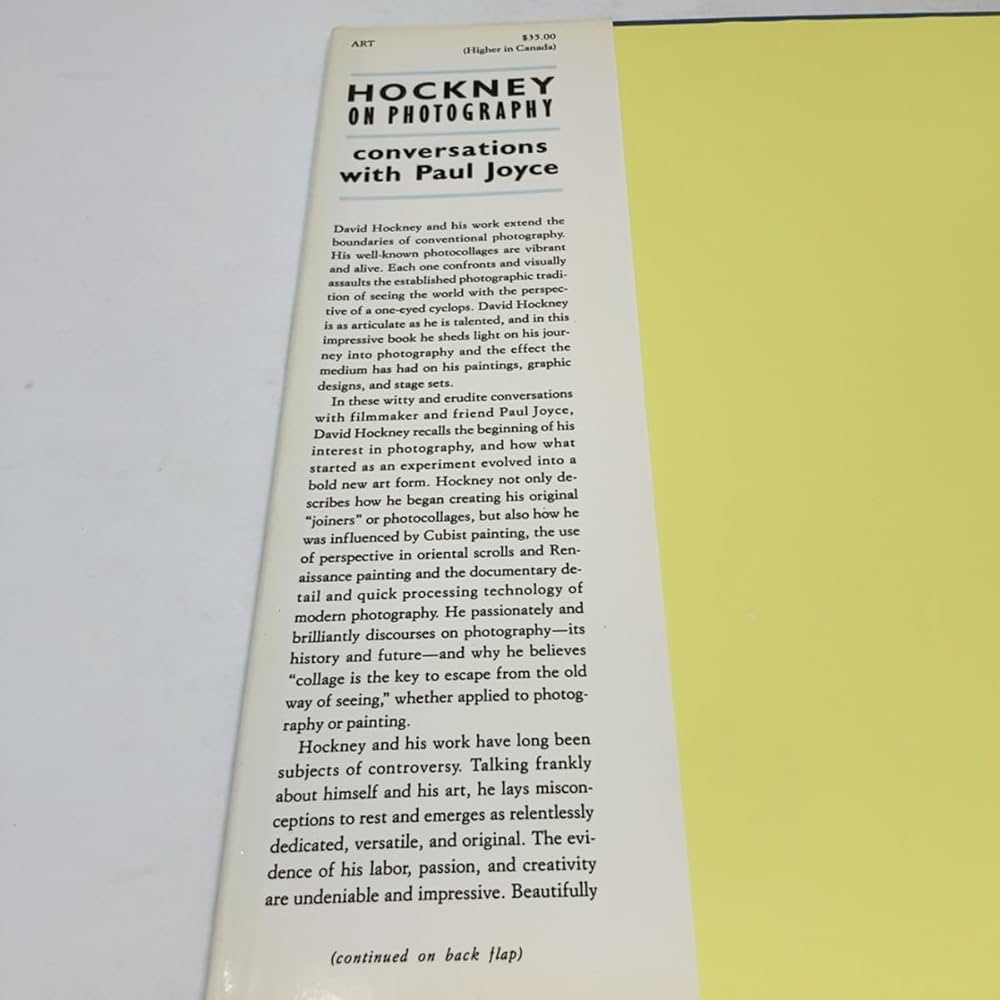 Hockney on Photography: Conversations with Paul Joyce: Joyce, Paul