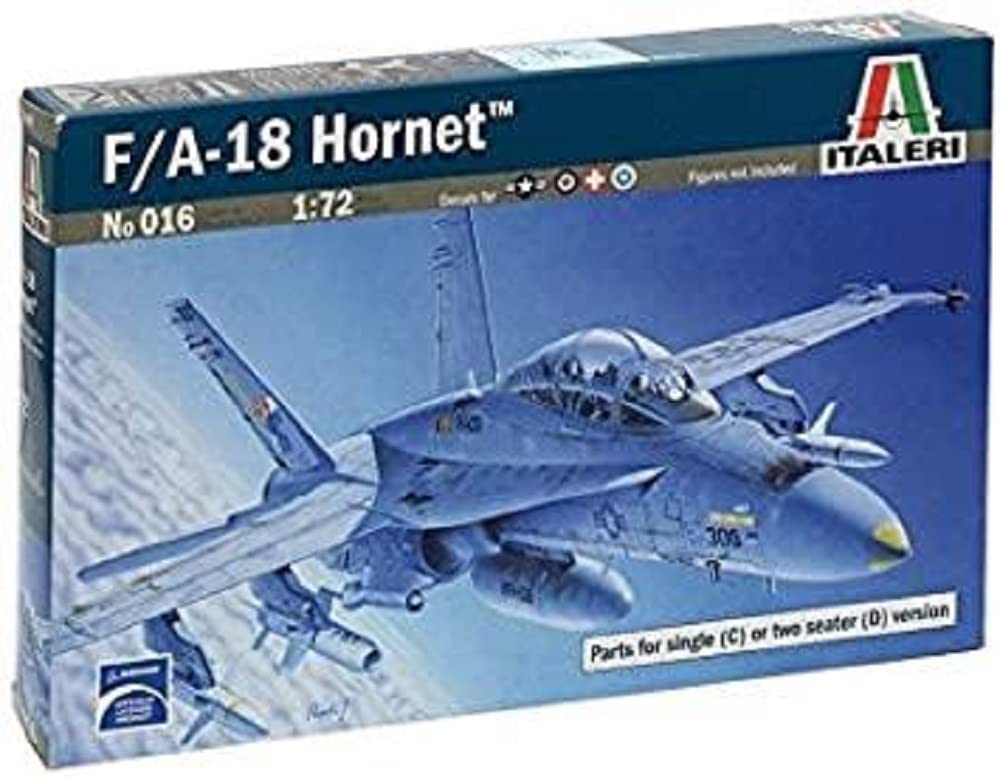 Amazon.com: Italeri 510000016-1:72 F/A-18 C/D Wild Weasel Jet