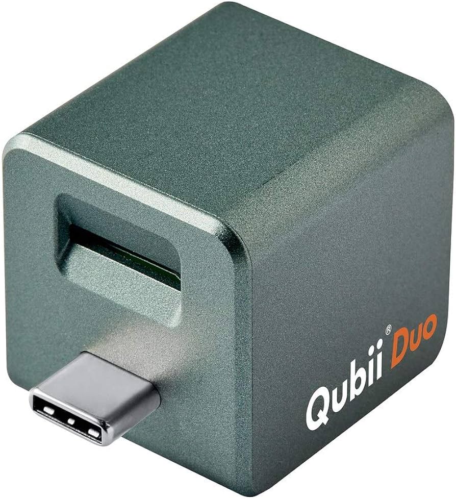 Amazon | Maktar Qubii Duo USB Type C ミッドナイトグリーン (microSD