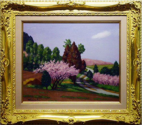 Amazon.co.jp: 佐藤辰作 『梅花咲く頃』 油絵 F8（8号） : ホーム