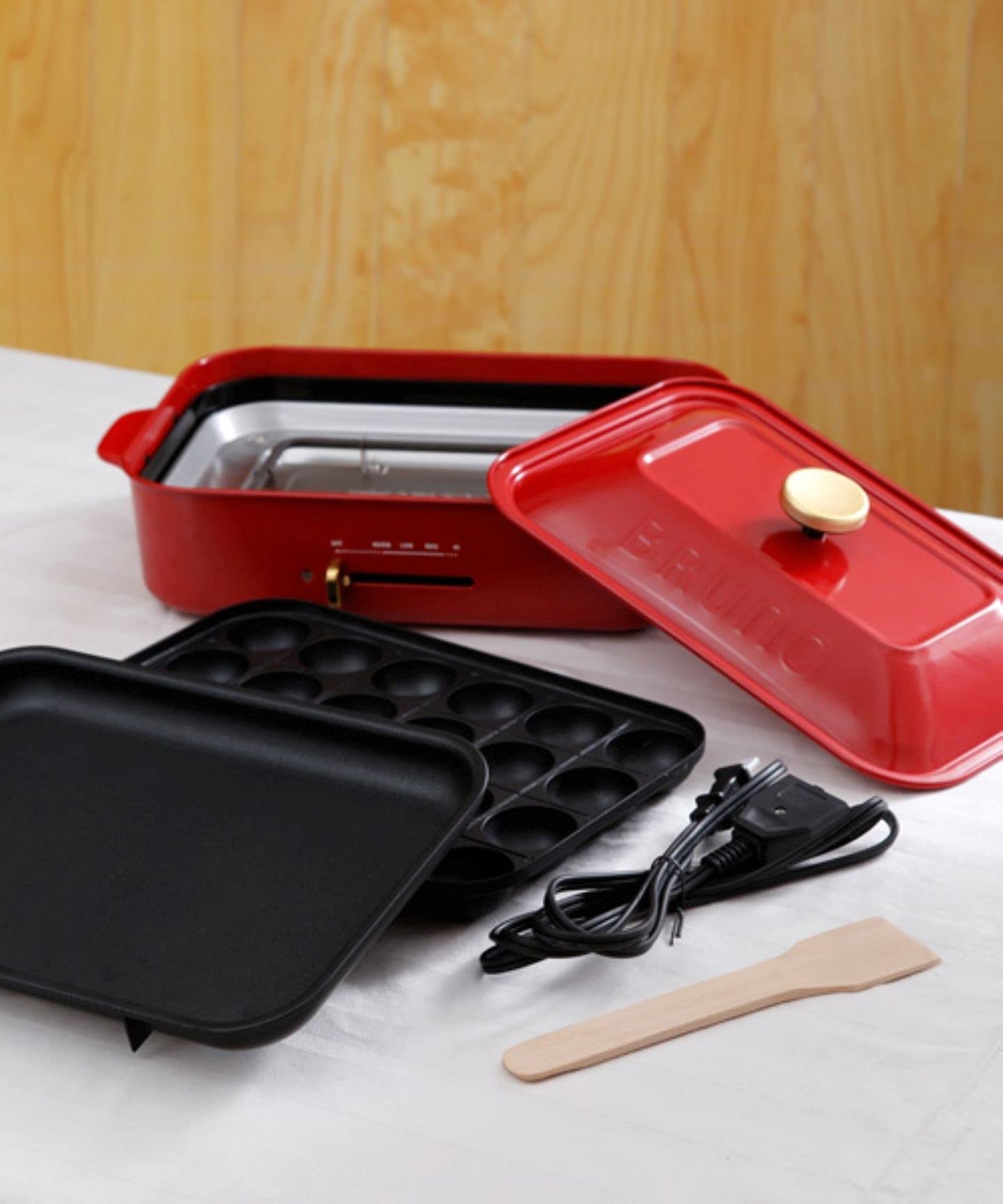 Amazon | BRUNO ブルーノ コンパクトホットプレート 本体 プレート3種