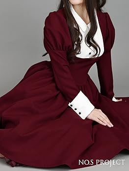 Amazon.co.jp: [NO.S PROJECT] クラシックレトロワンピース (S