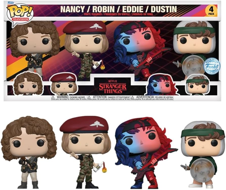 Amazon.com: Funko! POP 4PK EXCL Stranger Things S4 : Toys & Games