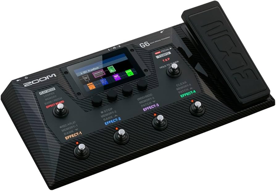 Amazon.com: Zoom G6 Multi-Effects Processor with FP02M Expression