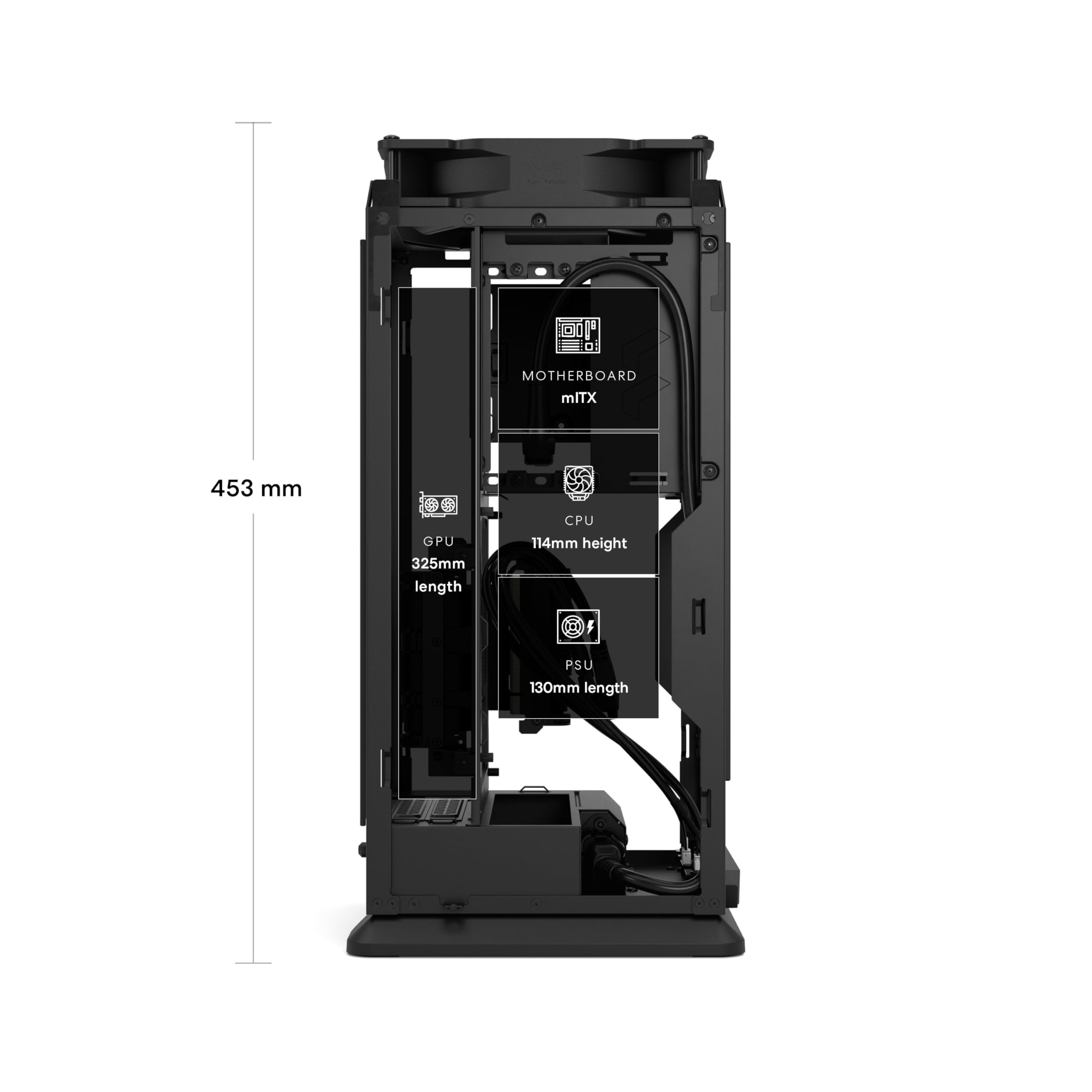 Amazon.com: Fractal Design Mood Black PC Case - Sleek Fabric