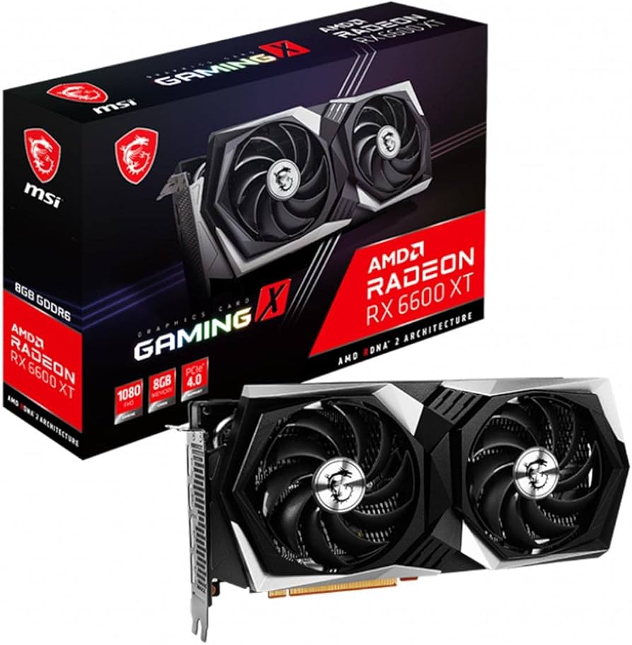 Amazon.com: msi Gaming AMD Radeon RX 6600 XT 8GB GDDR6 128-Bit