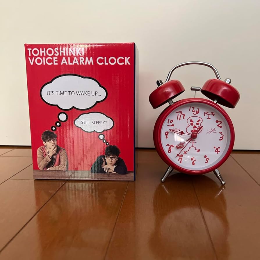 Amazon.co.jp: 東方神起 音声入り目覚まし時計 ユノチャンミン : ホビー