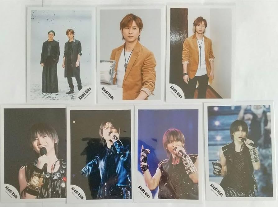 Amazon.co.jp: KinKi Kids 公式写真 7枚セット 堂本光一 堂本剛 公式