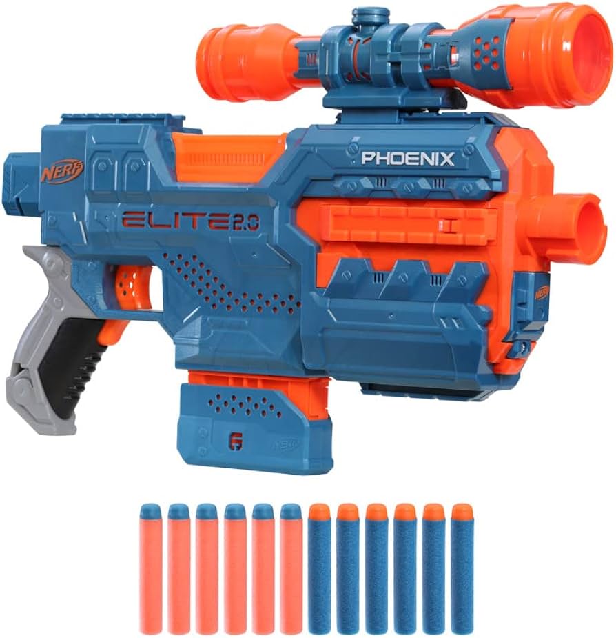 Amazon.co.jp: Nerf Elite 2.0 フェニックス CS-6 電動ブラスター 公式